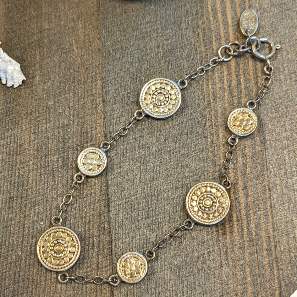 Anna Beck Two Tone Station Bracelet